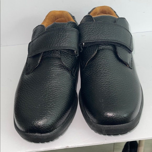 Dr Comfort men’s William X Diabetic shoes Black Leather Loafers NWOT - Picture 1 of 3